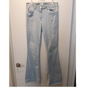 Paige Bell Canyon high rise bellbottom light wash jeans sz 32
